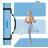 Gimnastikos kilimėlis jogai, pilatesui ir fitnesui Rebel Active, mėlynas, RBA-3159, 200x90 cm, 1 cm