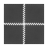 Apsauginis dėlionės tipo kilimėlis treniruokliams ir treniruotėms Rebel Active RBA-3153, 60 x 60 cm, 4 vnt.