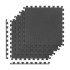 Apsauginis dėlionės tipo kilimėlis treniruokliams ir treniruotėms Rebel Active RBA-3153, 60 x 60 cm, 4 vnt.