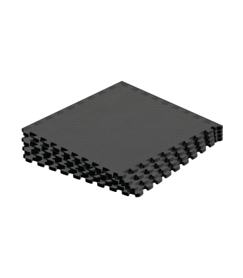 Apsauginis dėlionės tipo kilimėlis treniruokliams ir treniruotėms Rebel Active RBA-3153, 60 x 60 cm, 4 vnt.