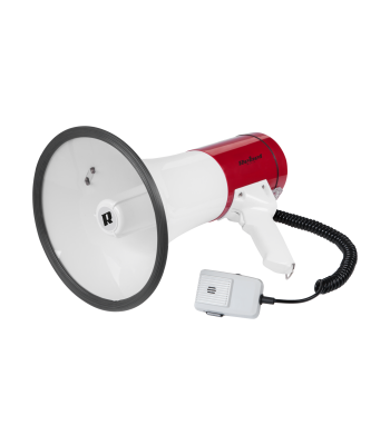 Nešiojamasis ruporinis megafonas su sirena, 25 W, Megafon DH-09