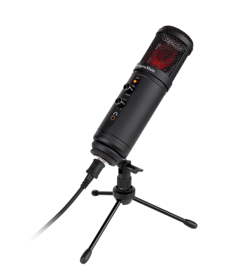 USB žaidimų ir vaizdo tinklaraščių mikrofonas Kruger&Matz Warrior GV-100