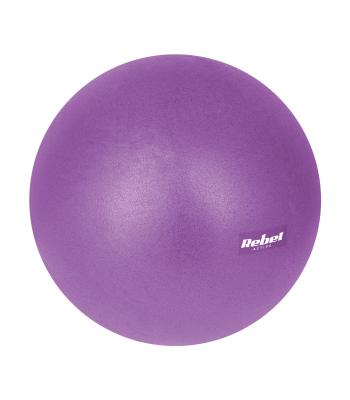 Mini gimnastikos kamuolys pilatesui ir reabilitacijai, violetinis, Rebel Active, 25 cm