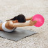 Mini gimnastikos kamuolys pilatesui ir reabilitacijai, rožinis, Rebel Active, 25 cm