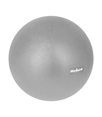 Mini gimnastikos kamuolys pilatesui ir reabilitacijai, pilkas, REBEL ACTIVE, 25cm