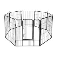 Modulinis metalinis aptvaras šunims REBEL ANIMALS, XL, 8 panelės, 80 x 100 cm