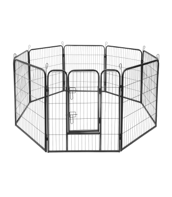Modulinis metalinis aptvaras šunims REBEL ANIMALS, XL, 8 panelės, 80 x 100 cm