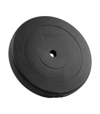 Bituminis svorio diskas Rebel Active, 20 kg, 31 mm