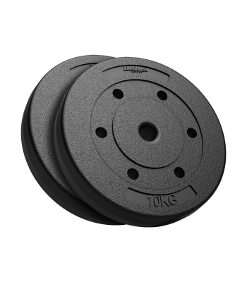 Bituminių svorio diskų rinkinys Rebel Active, 2 x 10 kg, 31 mm anga