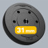 Bituminių svorio diskų rinkinys Rebel Active, 2 x 10 kg, 31 mm anga