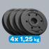 Bituminių svorių rinkinys REBEL ACTIVE, 4 x 1,25 kg, 31 mm anga