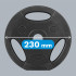 Bituminių svorio diskų komplektas su rankenomis REBEL ACTIVE RBA-2121, 4x2.5kg, 31 mm
