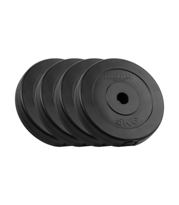 Bituminių svorių komplektas Rebel Active 4 x 5 kg, 31 mm, RB-2116