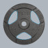 Ketaus olimpinis svorio diskas su rankenomis Rebel Active, 20 kg, 51 mm
