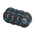 Gumuotų ketaus olimpinių svorių rinkinys Rebel Active, RB-2113, 30 kg, 51 mm