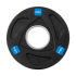 Olimpiniai ketaus svoriai su gumine danga Rebel Active RB-2107, 4 x 1,25 kg, 51 mm