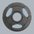 Olimpiniai ketaus svoriai su rankenomis, Rebel Active, 4 x 1,25 kg, 51 mm, RBA-2143