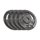 Olimpiniai ketaus svoriai su rankenomis Rebel Active RBA-2143, 4 x 2,5 kg, anga 51 mm