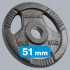Ketaus olimpinių svorių komplektas su rankenomis Rebel Active, RBA-2143, 4 × 5 kg, 51 mm