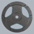 Ketaus svorių diskų rinkinys su rankenomis REBEL ACTIVE RBA-2135, 2 x 10 kg, 31 mm