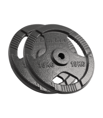 Ketaus svorių rinkinys su rankenomis REBEL ACTIVE RBA-2136 2x15kg, 31mm