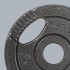 Ketaus svarelių komplektas su rankenomis Rebel Active, RBA-2132, 4 x 1,25 kg, angos skersmuo 31 mm