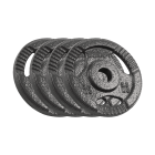 Ketaus svarmenų komplektas su rankenomis Rebel Active, RBA-2133, 4 x 2,5 kg, 31 mm
