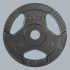 Ketaus svorių diskų rinkinys su rankenomis REBEL ACTIVE RBA-2134, 4 x 5 kg, 31 mm