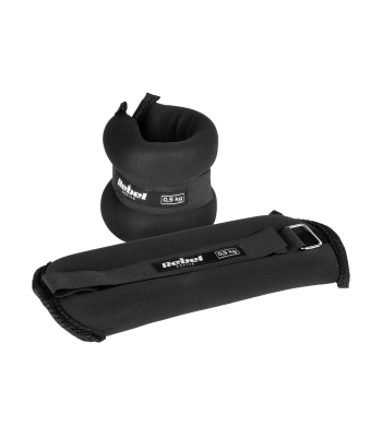 Čiurnų ir riešų svarmenys, 2 x 0,5 kg, REBEL ACTIVE