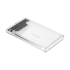 Disko dėklas Rebel, skaidrus, 2,5" SATA, USB-C 3.1