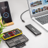 Išorinis aliuminis SSD disko dėklas Rebel, M.2, USB Type-C 3.0