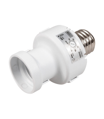 Lemputės lizdas su prieblandos jutikliu ir laikmačiu, E27, 100 W, Maclean MCE21W, 50 mm x 90 mm