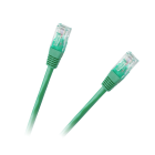 UTP 8c jungtis–jungtis patchcord kabelis, CCA, žalias, cat.6e, 1.0m