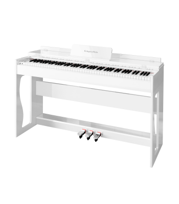 Skaitmeninis pianinas Kruger&Matz, baltas blizgus, KMDP-135