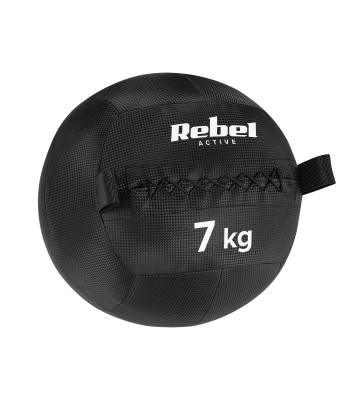 Medicininis kamuolys fitnesui ir reabilitacijai REBEL ACTIVE 7 kg