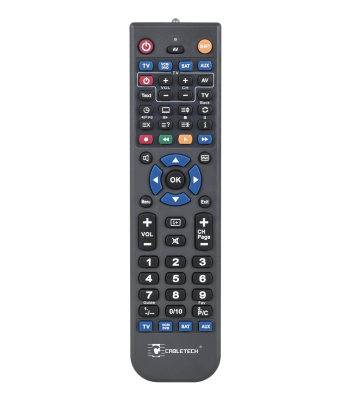 Universalus programuojamas Cabletech nuotolinio valdymo pultas 4 in 1