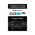 Plakatas Kruger&Matz Tuner DVB-T2, 48 x 68 cm (B2)