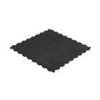 Guminis sporto salės kilimėlis po įranga, dėlionė, juodas REBEL ACTIVE, RBA-3154, 100 x 100 cm, 20 mm