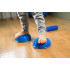 Sensorinės reabilitacinės puskulės su iškilimais, REBEL ACTIVE, mėlynos, 2 vnt., 16 cm skersmens, 9 cm aukščio
