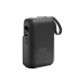 Indukcinis power bank Kruger&Matz MagSafe su kabeliu, juodas, 10000 mAh