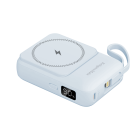 Indukcinis power bank Kruger&Matz su MagSafe ir kabeliu, mėlynas, KM0913, 10000 mAh