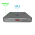 Magnetinis power bankas Kruger&Matz MagSafe, pilkas, KM0911, 5000 mAh