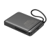 Powerbank Kruger&Matz su Power Delivery 3.0 ir USB-C kabeliu, 10000 mAh, 108 x 69 x 19 mm