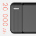 Power bankas su greituoju įkrovimu Kruger&Matz, KM0906.1, 20 000 mAh