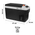 Kompresorinis turistinis šaldytuvas su šaldymo funkcija, Teesa EASY COOL TSA5007, 25 L, DC 12/24 V, AC 230 V
