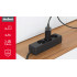 Elektros ilgintuvas su 3 prancūziško tipo lizdais be jungiklio Rebel, juodas, 3 m, 3x1,5 mm²