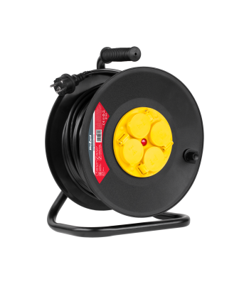 Tinklo ilgintuvas Rebel, 4 lizdai, IP44, 50m