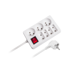 Tinklo ilgintuvas su jungikliu, 7 lizdų, Rebel 3 m (1,5 mm²)
