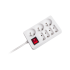 Tinklo ilgintuvas su jungikliu, 7 lizdų, Rebel 3 m (1,5 mm²)