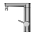 Momentinis vandens šildytuvas – metalinis pastatomas maišytuvas Teesa, 285 x 60 x 105 mm